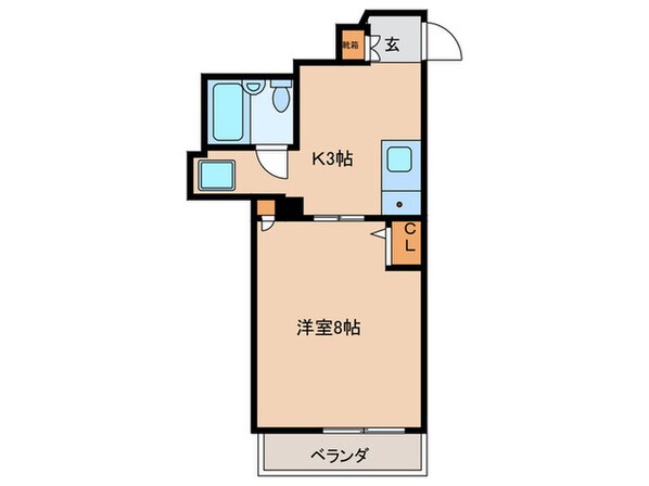 パラシオン東山の物件間取画像